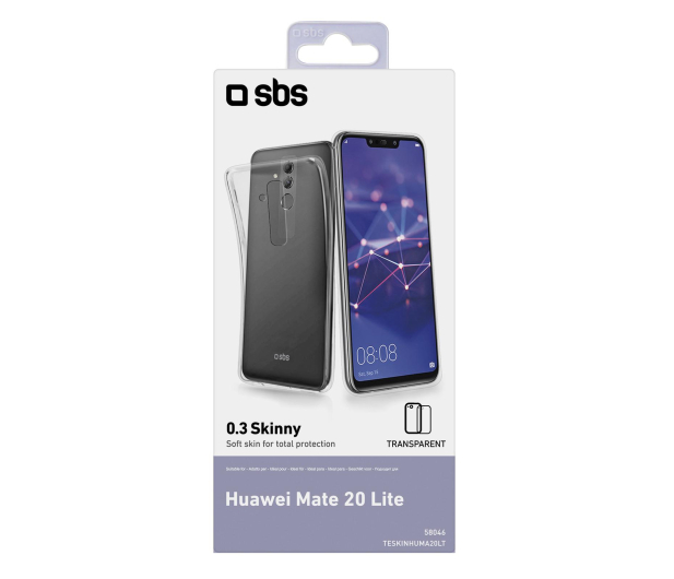 Etui Skinny do Huawei Mate 20 Lite przezroczyste - 1460838 - zdjęcie 3